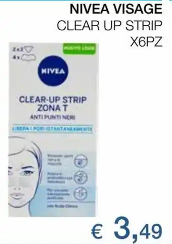 Coop Nivea Visage Clear Up Strip x6 pz offerta