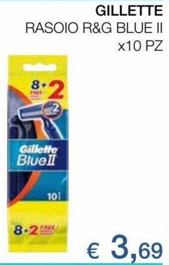 Coop Gillette Rasoio R&G Blue II x10 pz offerta