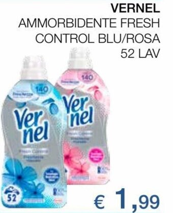 Coop Vernel Ammorbidente Fresh Control Blu/Rosa 52 lav offerta