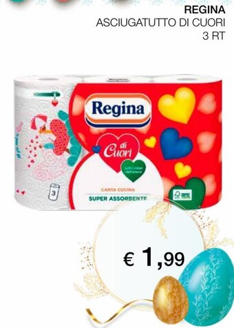 Coop Regina Asciugatutto di Cuori 3 rt offerta
