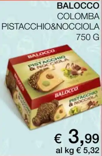 Coop Balocco Colomba Pistacchio & Nocciola 750 g offerta