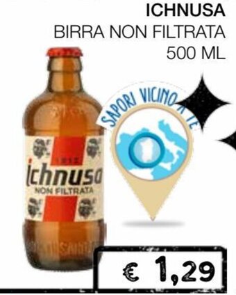 Coop Ichnusa Birra non Filtrata 500 ml offerta