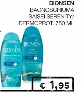 Coop Bionsen Bagnoschiuma Saisei Serenity/Dermoprot. 750 ml offerta