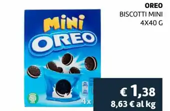 Coop Oreo Biscotti Mini 4x40 g offerta