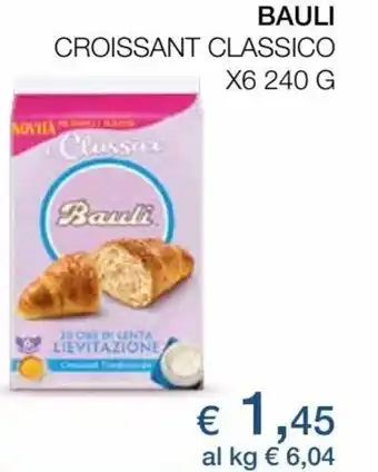 Coop Bauli Croissant Classici x6 240g offerta