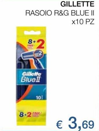 Coop Gillette Rasoio R&G Blue II x10 pz offerta