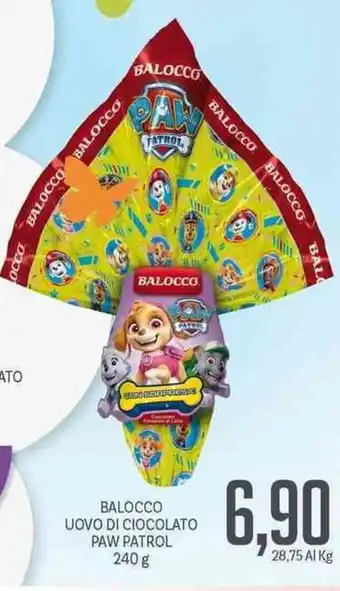 Supermercati Piccolo Balocco Uovo di Cioccolato Paw Patrol 240 g offerta