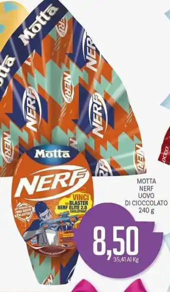 Supermercati Piccolo Motta Nerf Uovo di Cioccolato 240 g offerta