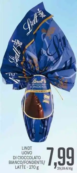 Lindt Uovo di Cioccolato bianco/fondente/latte 270 g