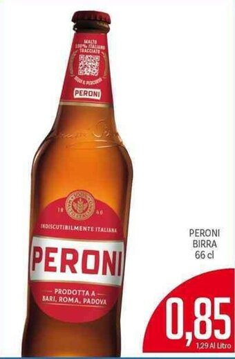 Supermercati Piccolo Peroni Birra 66 cl offerta