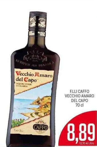 Supermercati Piccolo F. lli Caffo Vecchio Amaro Del Capo 70 cl offerta