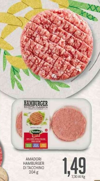 Supermercati Piccolo Amadori Hamburger Di Tacchino 204 g offerta