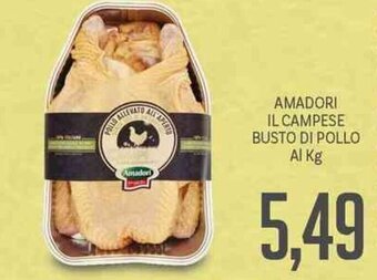 Supermercati Piccolo Amadori Il Campese Busto Di Pollo offerta