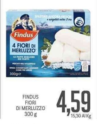 Supermercati Piccolo Findus Fiori Di Merluzzo 300 g offerta
