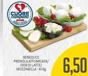 Supermercati Piccolo Beneduce Provola Affumicata/Fior Di Latte/Mozzarella offerta