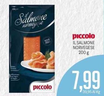 Supermercati Piccolo Piccolo Il Salmone Norvegese 200 g offerta