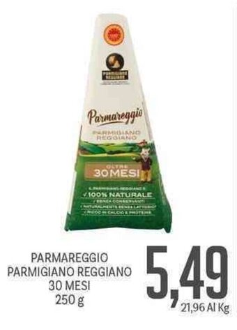 Supermercati Piccolo Parmareggio Parmigiano Reggiano 30 Mesi 250 g offerta