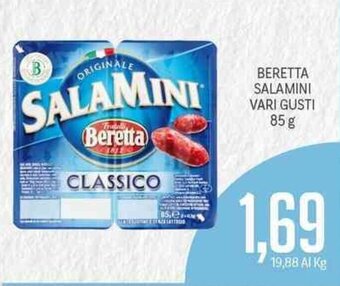Supermercati Piccolo Beretta Salamini vari gusti 85 g offerta