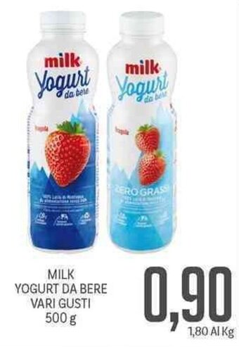 Supermercati Piccolo Milk Yogurt da Bere vari gusti 500 g offerta