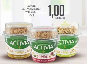 Supermercati Piccolo Danone Activia Mix&Go vari gusti 170 g offerta