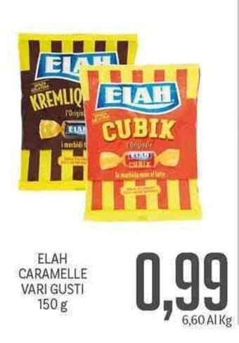 Supermercati Piccolo Elah Caramelle vari gusti 150 g offerta
