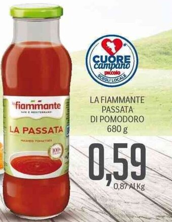 Supermercati Piccolo La Fiammante Passata Di Pomodoro 680 g offerta