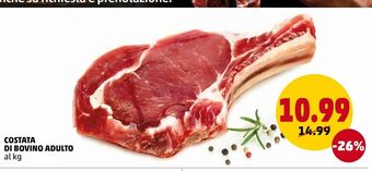 PENNY Costata di bovino adulto offerta