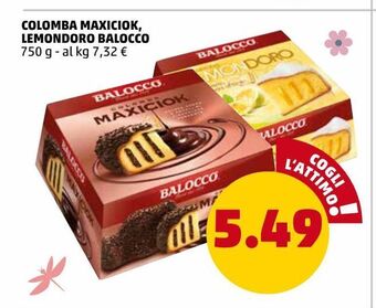 PENNY Colomba maxiciok, lemondoro balocco offerta