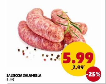 PENNY Salsiccia salamella offerta