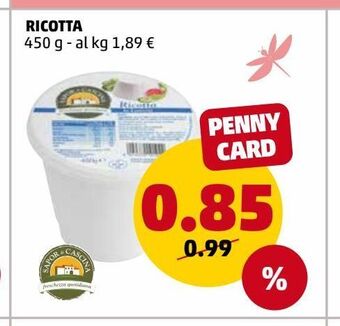 PENNY Ricotta offerta