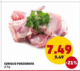 Coniglio porzionato