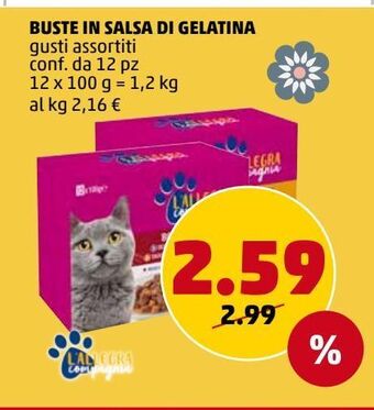 PENNY Buste in salsa di gelatina offerta