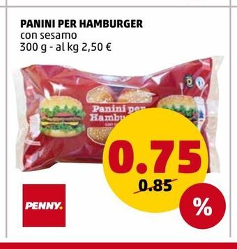 PENNY Panini per hamburger offerta