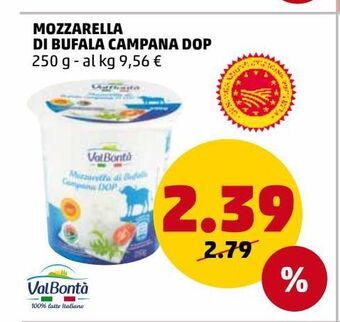 PENNY Mozzarella di bufala campana dop offerta