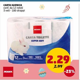 PENNY Carta igienica offerta