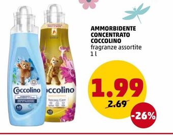 PENNY Ammorbidente concentrato coccolino offerta