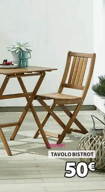 JYSK Tavolo bistrot egelund p62xl62 legno duro offerta
