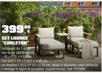 OBI Set da giardino offerta