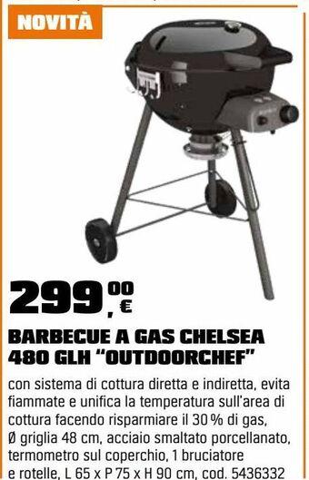 OBI Barbecue a gas offerta
