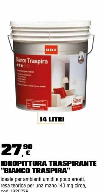 OBI Idropittura traspirante offerta