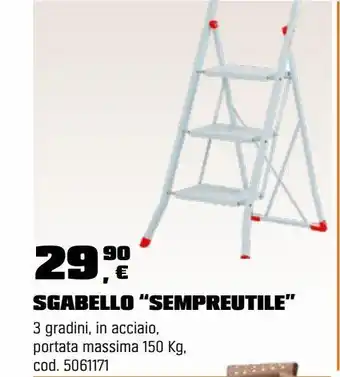 Sgabello 3 gradini