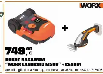 Robot rasaerba + cesoia