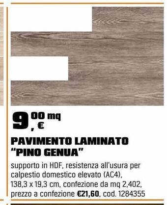 OBI Pavimento laminato offerta