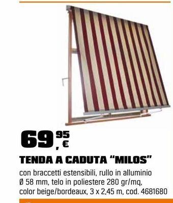 OBI Tenda a caduta offerta