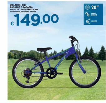 Mountain bike ragazzo o ragazza
