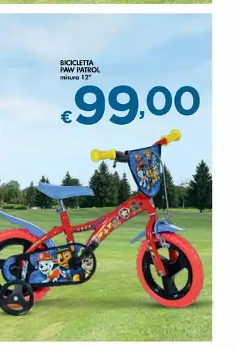 Bennet Bicicletta paw patrol offerta