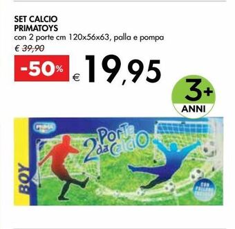 Bennet Set calcio primatoys offerta