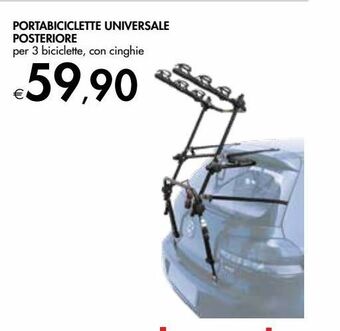 Portabiciclette universale posteriore