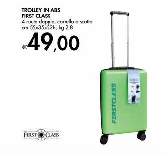 Bennet Trolley in abs first class offerta