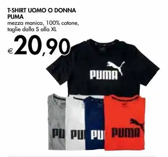 T-shirt uomo o donna puma